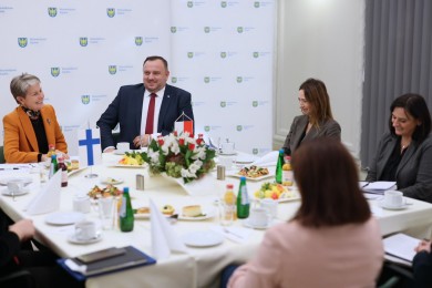  Ambasador Finlandii w Polsce Päivi Laine z wizytą w województwie śląskim. fot. Andrzej Grygiel / UMWS 