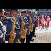  Uroczyste podniesienie flagi państwowej na placu Bolesława Chrobrego w Katowicach. fot. Andrzej Grygiel / UMWS 