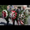  Wicewojewoda Ślaski Adam Matusiwicz, członek Zarządu Województwa Śląskiego Mariusz Kleszczewski i  prezydent Katowic Piotr Uszok 