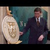  Nową monetę z wizerunkiem herbu Województwa Śląskiego zaprezentował Prezes NBP prof. Leszek Balcerowicz 