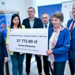 Wręczenie czeków Marszałkowskiego Konkursu „Inicjatywa Sołecka”. fot. Sylwia Miklas/UMiG Pilica