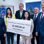 Wręczenie czeków Marszałkowskiego Konkursu „Inicjatywa Sołecka”. fot. Sylwia Miklas/UMiG Pilica