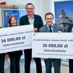 Wręczenie czeków Marszałkowskiego Konkursu „Inicjatywa Sołecka”. fot. Sylwia Miklas/UMiG Pilica