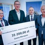 Wręczenie czeków Marszałkowskiego Konkursu „Inicjatywa Sołecka”. fot. Sylwia Miklas/UMiG Pilica