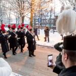 Górnicza orkiestra w katowickiej dzielnicy Nikiszowiec. fot. Tomasz Żak / UMWS