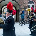 Górnicza orkiestra w katowickiej dzielnicy Nikiszowiec. fot. Tomasz Żak / UMWS