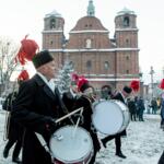 Górnicza orkiestra w katowickiej dzielnicy Nikiszowiec. fot. Tomasz Żak / UMWS