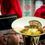 Górnicza orkiestra w katowickiej dzielnicy Nikiszowiec. fot. Tomasz Żak / UMWS