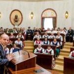 Wręczenie czeków - wspierania rozwoju gospodyń wiejskich. fot. Tomasz Żak / UMWS